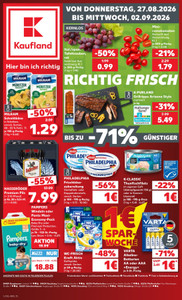Kaufland Prospekt - Angebote ab 27.08.