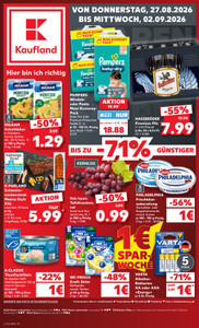 Kaufland Prospekt - Angebote ab 27.08.