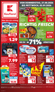 Kaufland Prospekt - Angebote ab 27.08.