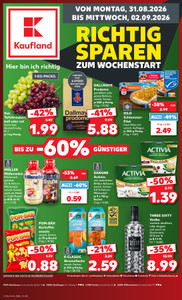 Kaufland Prospekt - Mo-Mi Angebote ab 31.08.