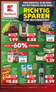 Kaufland Prospekt - Mo-Mi Angebote ab 31.08.