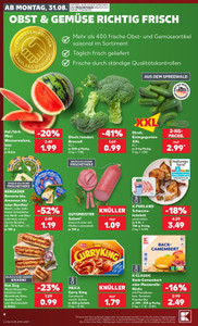 Kaufland Prospekt - Mo-Mi Angebote ab 31.08.
