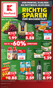 Kaufland Prospekt - Mo-Mi Angebote ab 31.08.