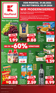 Kaufland Prospekt - Mo-Mi Angebote ab 31.08.