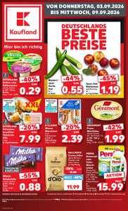 Kaufland Prospekt - Angebote ab 03.09.