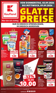 Kaufland Prospekt - Hyper Angebote ab 03.09. - Seite 1
