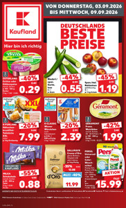 Kaufland Prospekt - Angebote ab 03.09.