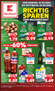 Kaufland Prospekt - Mo-Mi Angebote ab 07.09.