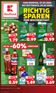 Kaufland Prospekt - Mo-Mi Angebote ab 07.09.