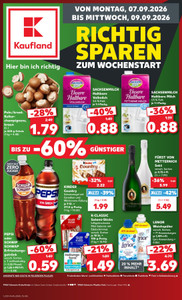 Kaufland Prospekt - Mo-Mi Angebote ab 07.09.