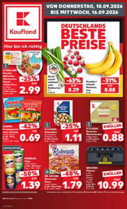 Kaufland Prospekt - Angebote ab 10.09.
