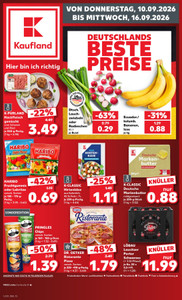 Kaufland Prospekt - Angebote ab 10.09.