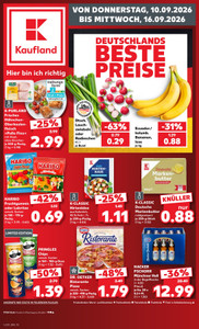 Kaufland Prospekt - Angebote ab 10.09.