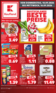 Kaufland Prospekt - Angebote ab 10.09.