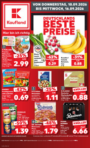 Kaufland Prospekt - Angebote ab 10.09.