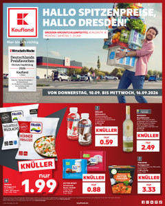 Kaufland Prospekt - Angebote ab 10.09. - Seite 1