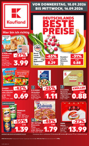 Kaufland Prospekt - Angebote ab 10.09.