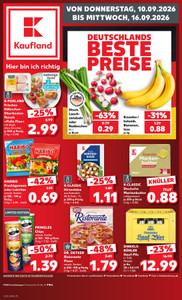 Kaufland Prospekt - Angebote ab 10.09.