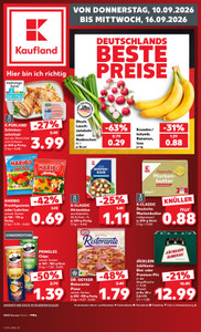 Kaufland Prospekt - Angebote ab 10.09. - Seite 1