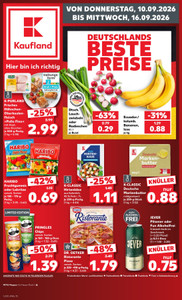Kaufland Prospekt - Angebote ab 10.09.