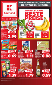 Kaufland Prospekt - Angebote ab 10.09.