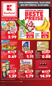 Kaufland Prospekt - Angebote ab 10.09.
