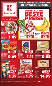 Kaufland Prospekt - Angebote ab 10.09.