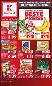 Kaufland Prospekt - Angebote ab 10.09.