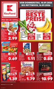 Kaufland Prospekt - Angebote ab 10.09.