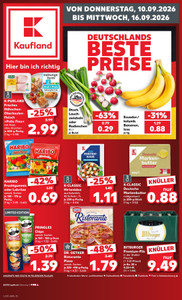 Kaufland Prospekt - Angebote ab 10.09.