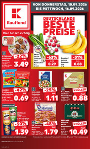 Kaufland Prospekt - Angebote ab 10.09.