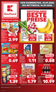 Kaufland Prospekt - Angebote ab 10.09.