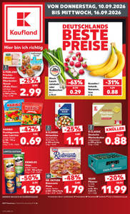 Kaufland Prospekt - Angebote ab 10.09.