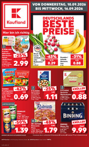 Kaufland Prospekt - Angebote ab 10.09.