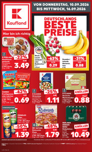 Kaufland Prospekt - Angebote ab 10.09.