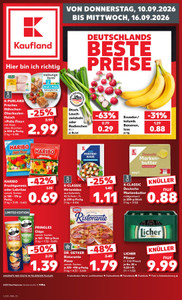 Kaufland Prospekt - Angebote ab 10.09.