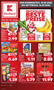 Kaufland Prospekt - Angebote ab 10.09.