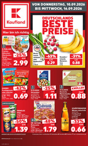 Kaufland Prospekt - Angebote ab 10.09.