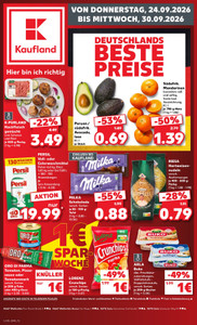 Kaufland Prospekt - Angebote ab 24.09. - Seite 1