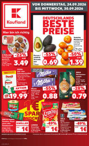 Kaufland Prospekt - Angebote ab 24.09.