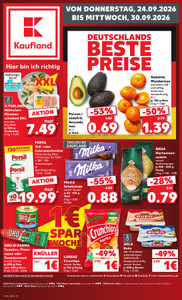 Kaufland Prospekt - Angebote ab 24.09.