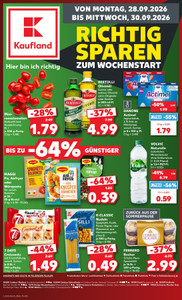 Kaufland Prospekt - Mo-Mi Angebote ab 28.09.