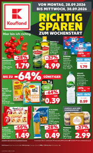 Kaufland Prospekt - Mo-Mi Angebote ab 28.09.