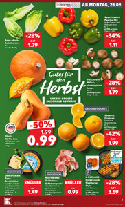 Kaufland Prospekt - Mo-Mi Angebote ab 28.09.