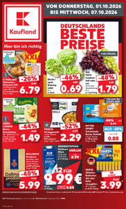 Kaufland Prospekt - Angebote ab 01.10.