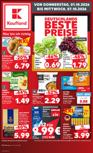 Kaufland Prospekt - Angebote ab 01.10.