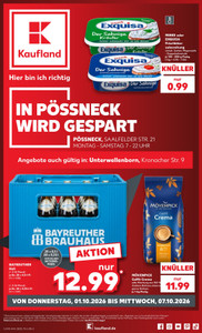Kaufland Prospekt - Angebote ab 01.10.
