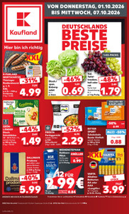 Kaufland Prospekt - Angebote ab 01.10. - Seite 1