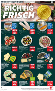 Kaufland Prospekt - Angebote ab 01.10.