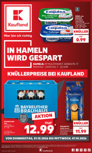 Kaufland Prospekt - Angebote ab 01.10.